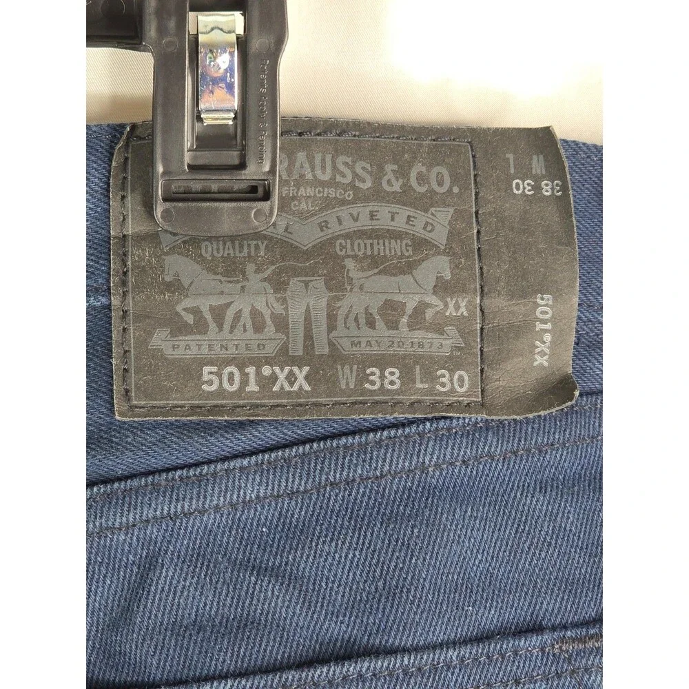 Levi's Strauss & Co 501 XX Blue Denim Jeans 38x30